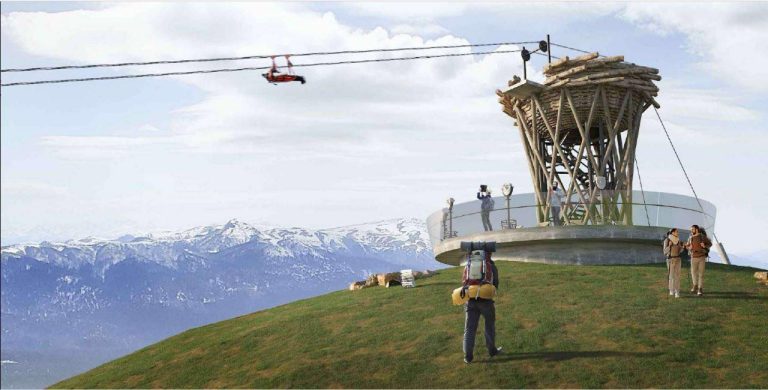 ევროპაში ყველაზე გრძელი ზიპლაინი ჩირუხის მთაზე მოეწყობა
